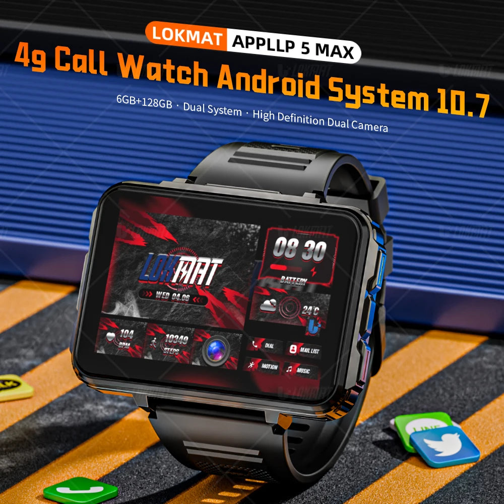 LOKMAT APPLLP 5 MAX Android Watch Phone Big Screen