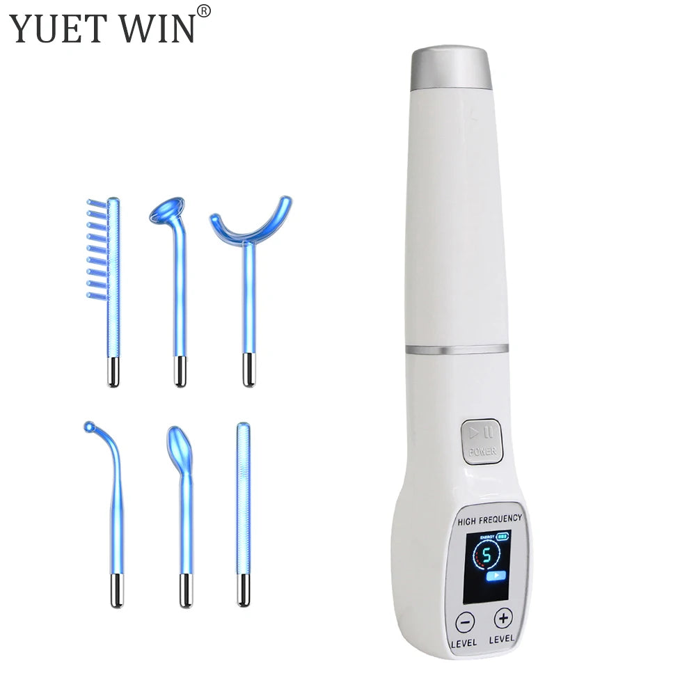 High Frequency Electrode Wand Glass Tube Electrotherapy Acne Spot Remover