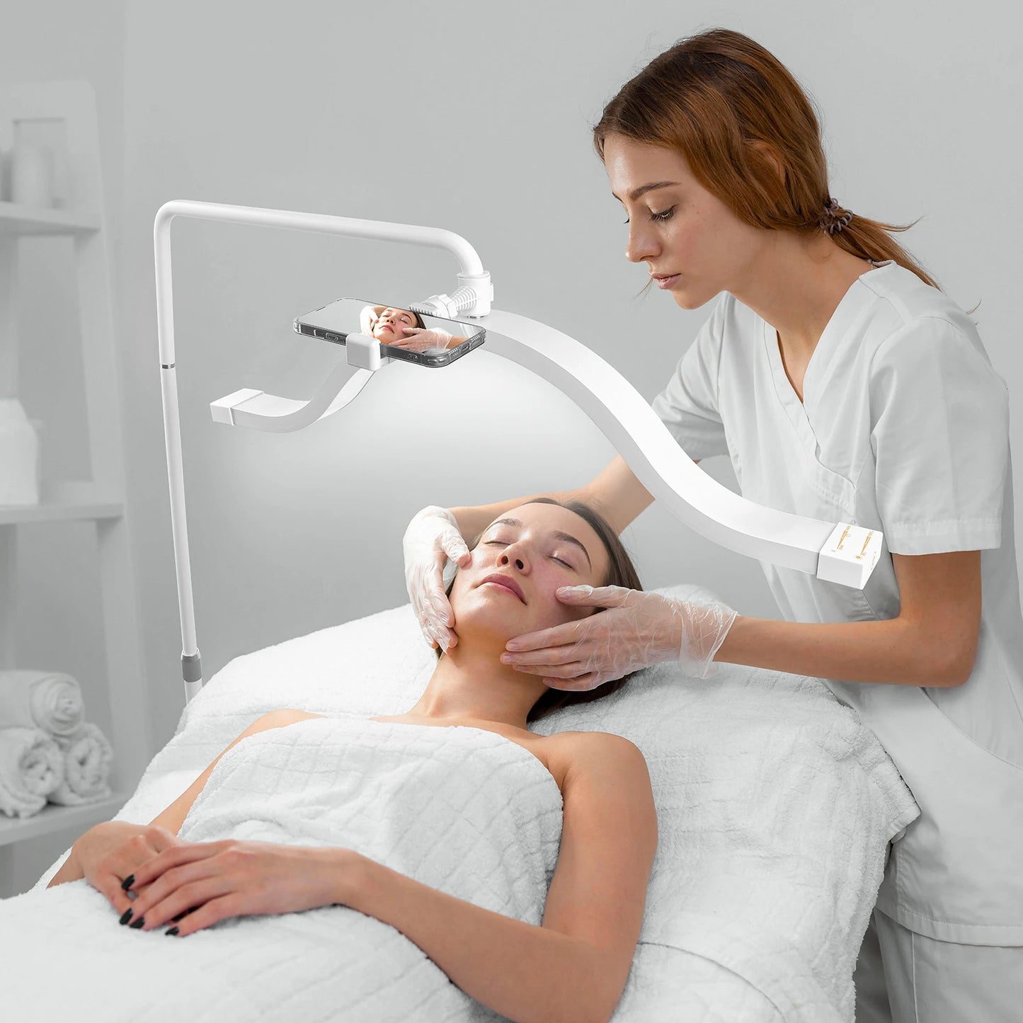 Fosoto FT-Y13 Half-Moon Light LED Photography Light LED Eyelash Light