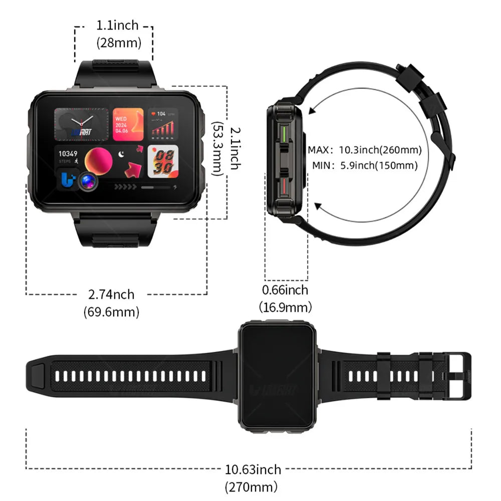 LOKMAT APPLLP 5 MAX Android Watch Phone Big Screen