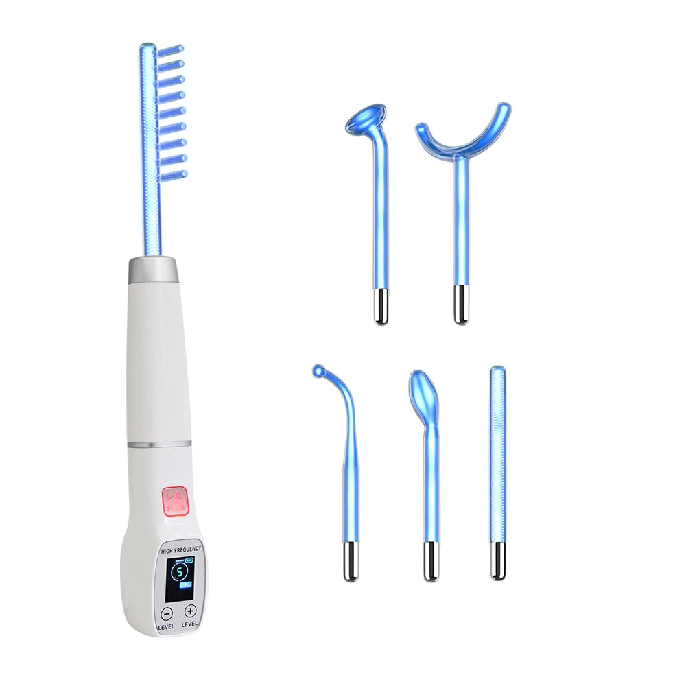 High Frequency Electrode Wand Glass Tube Electrotherapy Acne Spot Remover