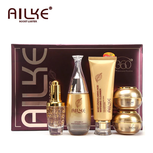 AILKE cosmetics facial skin care sets moisturizing whitening sleeping women beauty wrinkle cream