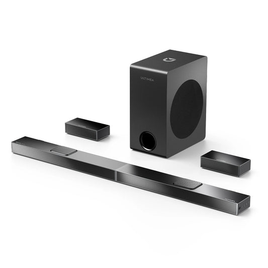 ULTIMEA 520W 5.1.2 Soundbar with Dolby Atmos for Smart TV,4K HDR Pass-through,Home Theater Wireless Bluetooth Soundbar Speakers