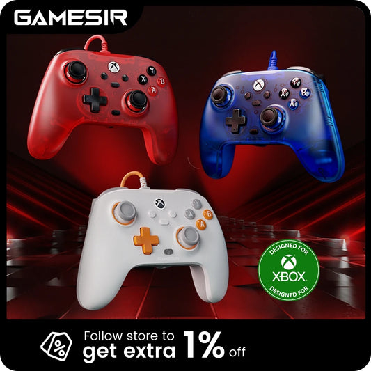 GameSir T7 Xbox Gaming Controller Wired Gamepad for Xbox Hall Effect Joystick Trigger