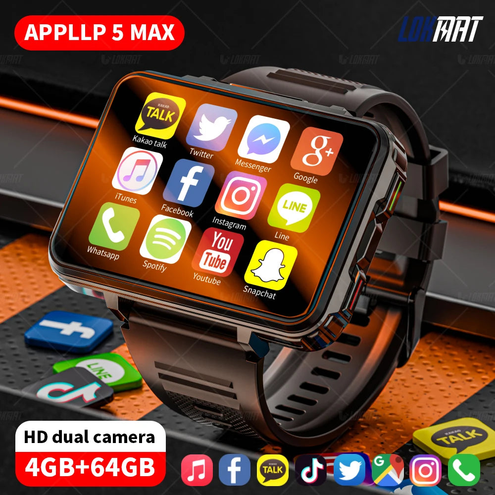 LOKMAT APPLLP 5 MAX Android Watch Phone Big Screen